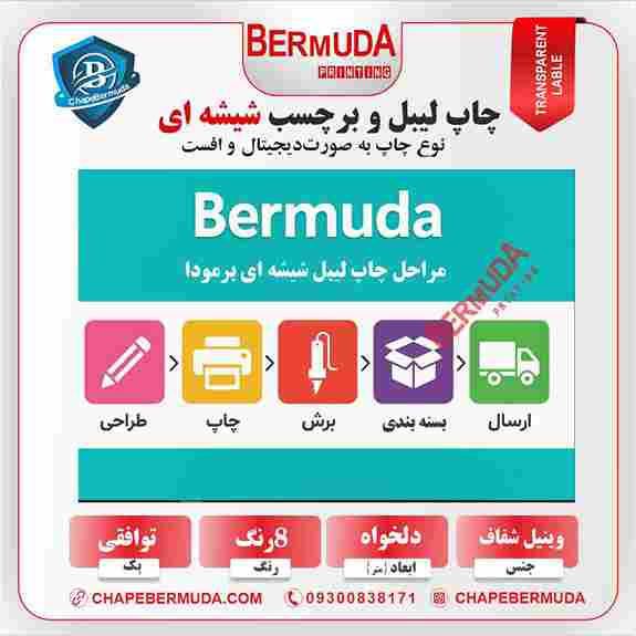 فرایند تولید لیبل شیشه ای و برش با دستگاه کاتر پلاتر و دایکات